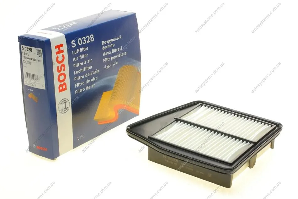 Фільтр повітряний Honda Accord VIII 2.0i 08- BOSCH F 026 400 328 (фото 1)