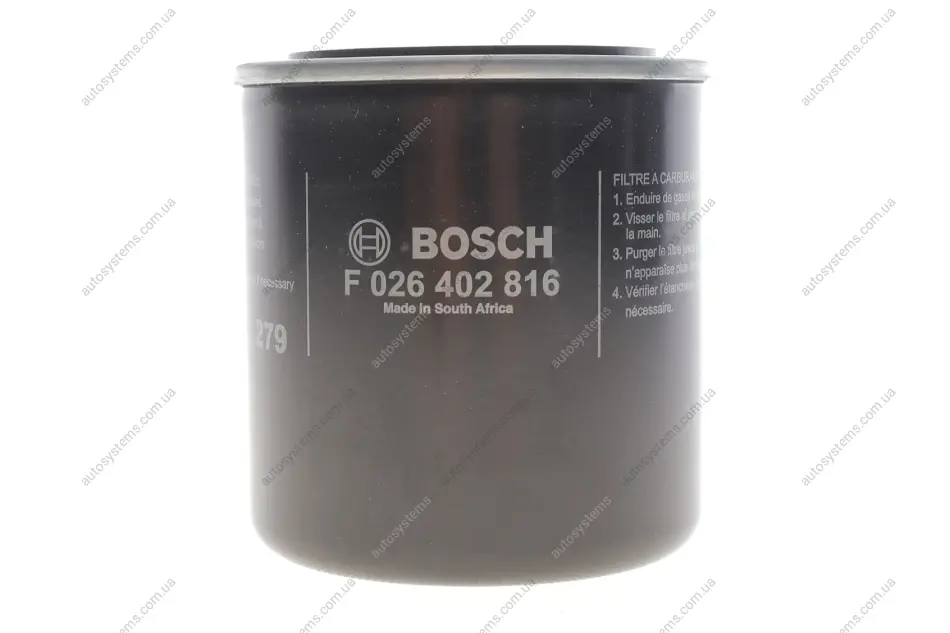 Фільтр паливний Mitsubishi Center 3.6-3.9D 82-05 BOSCH F 026 402 816 (фото 1)