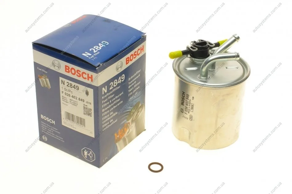 Фільтр паливний Nissan Navara/Pathfinder 2.5 dCi 05- BOSCH F 026 402 849 (фото 1)