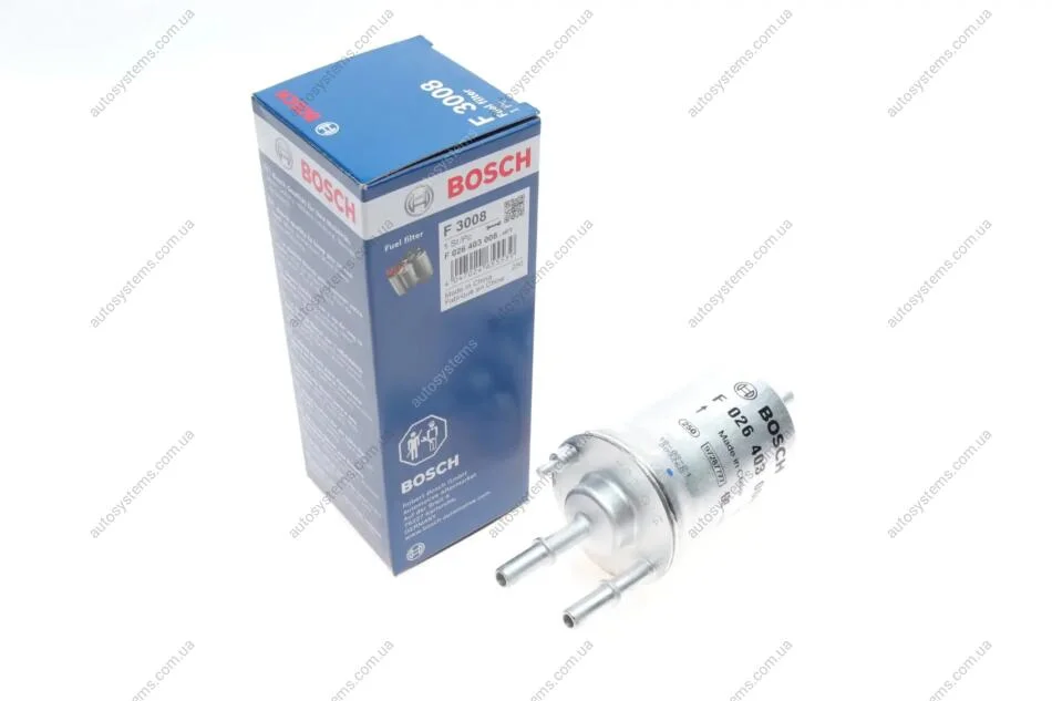Фільтр паливний Skoda Fabia/VW Polo 1.2/1.4 01- BOSCH F 026 403 008 (фото 1)