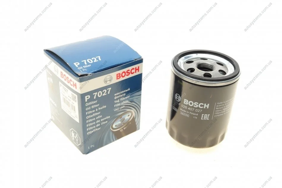 Фильтр масляный BOSCH F 026 407 027 (фото 1)
