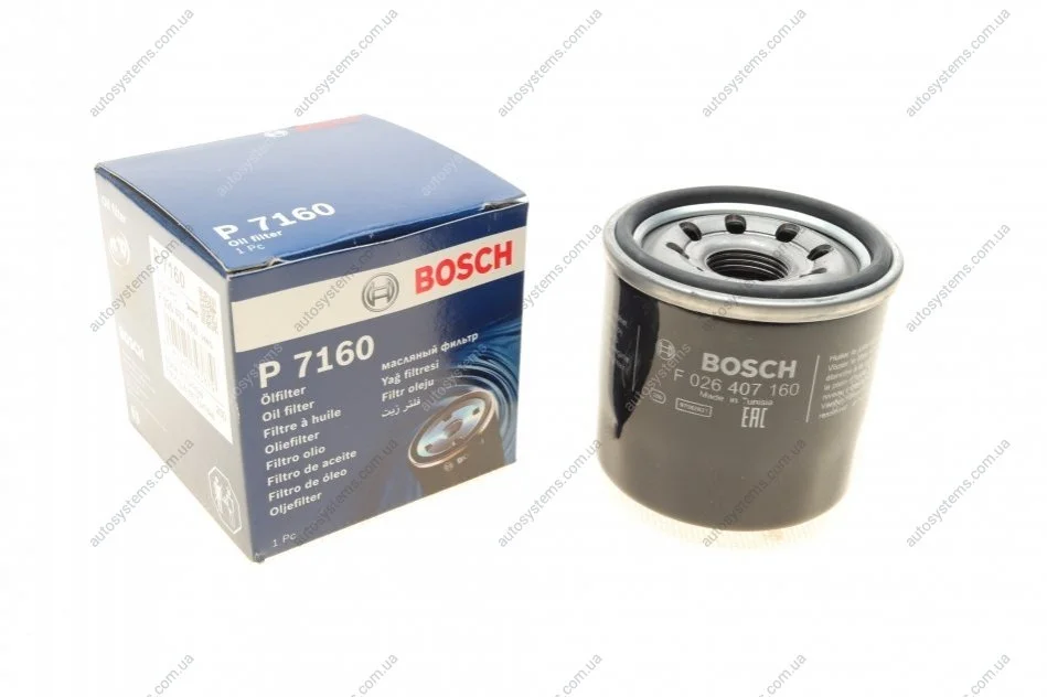 Фильтр масляний BOSCH F 026 407 160 (фото 1)