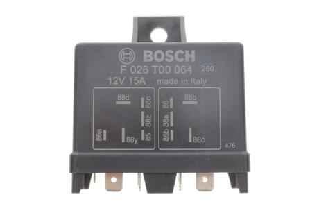 Реле свічок розжарювання (12V) Citroen Jumper/Peugeot Boxer 2.5D/TD 94-02 BOSCH F 026 T00 064