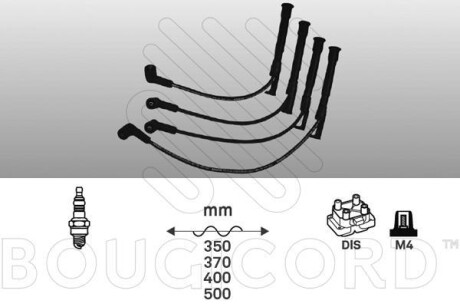 Провода высоковольтные, комплект BOUGICORD 1443