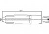 Наконечник свічки запалювання MB E-class (W124/W210) 93-03/ Sprinter 95-06 (M111) BREMI 13343/2 (фото 2)