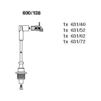 Провода высоковольтные, комплект BREMI 600/138