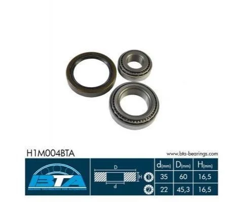 Подшипник колеса, комплект BTA H1M004BTA (фото 1)