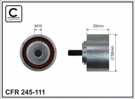 Ролик ремня ГРМ CAFFARO 245-111