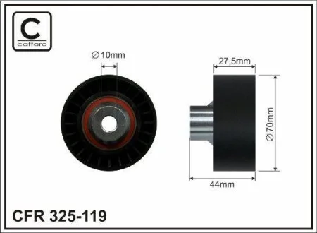 Ролик обводной CAFFARO 325-119