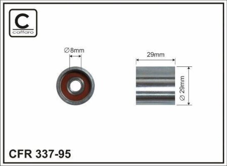 Ролик ремня ГРМ CAFFARO 337-95