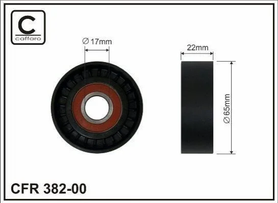 Ролик обводной CAFFARO 38200 (фото 1)