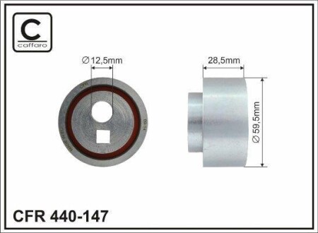 Ролик ремня ГРМ CAFFARO 440-147