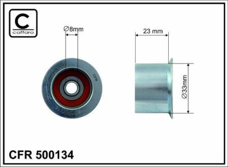 Ролик ремня ГРМ CAFFARO 500134