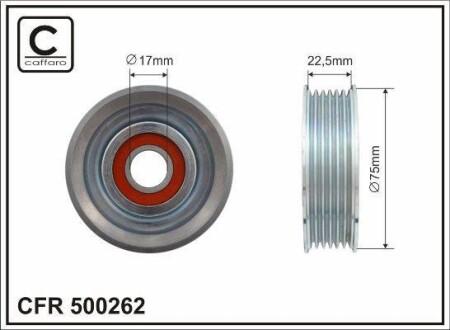 Ролик обводной CAFFARO 500262