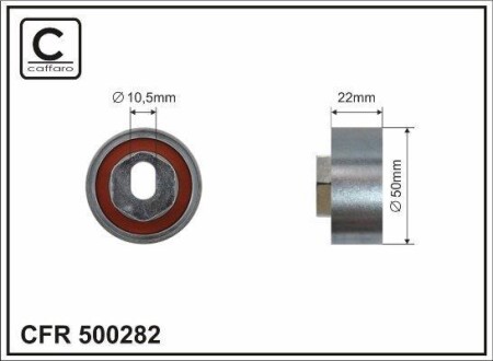 Ролик ремня ГРМ CAFFARO 500282