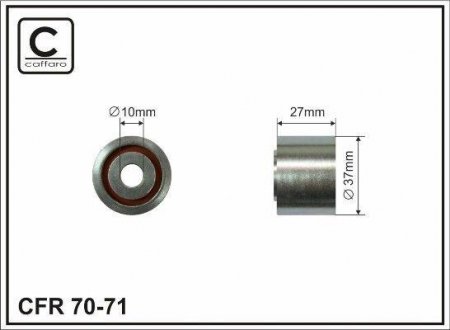 Ролик Пасу поліклинового 1.9d (-ac) CAFFARO 7071