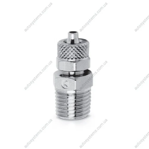 Фитинг прямой D6/4MM аварийное M9.6 1/8 резьба наружная CAMOZZI-TRUCK 1510 6/4-1/8 (фото 1)