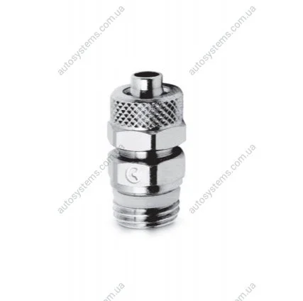 Фитинг прямой D6/4MM аварийное 1/4 резьба наружная CAMOZZI-TRUCK 1511 6/4-1/4 (фото 1)