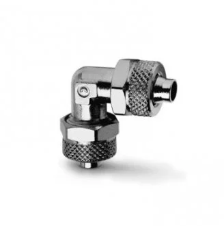 Фитинг угловой с накидной гайкой металл наружный D6MM D4MM внутренний CAMOZZI-TRUCK 1550 6/4