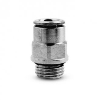 Фитинг прямой D8MM аварийный металл M8X1/4MM резьба наружная CAMOZZI-TRUCK 6512 8-1/4