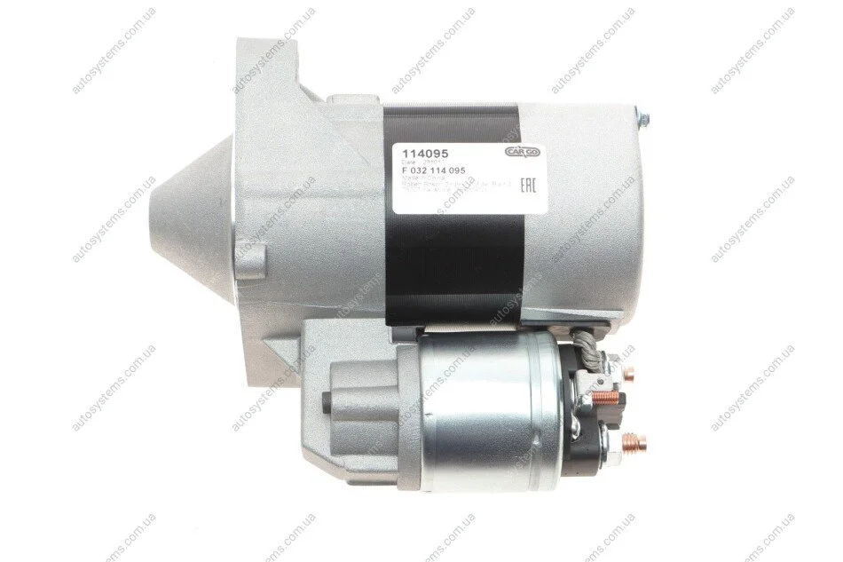 Стартер Renault Clio/Kangoo/Laguna/Megane 1.9D 96-/Dacia Logan/Sandero 1.2 06- (12V/0.85kw) (z=9) = 114095 CARGO F 032 114 095 (фото 1)