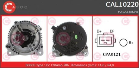 Генератор CASCO CAL10220AS