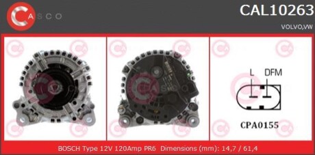 Генератор CASCO CAL10263AS