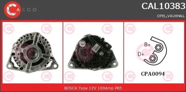 Генератор CASCO CAL10383AS (фото 1)