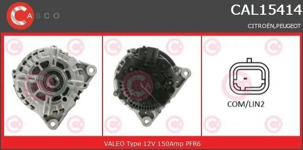 Генератор CASCO CAL15414GS (фото 1)