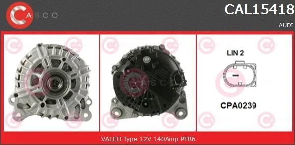 Генератор CASCO CAL15418GS (фото 1)