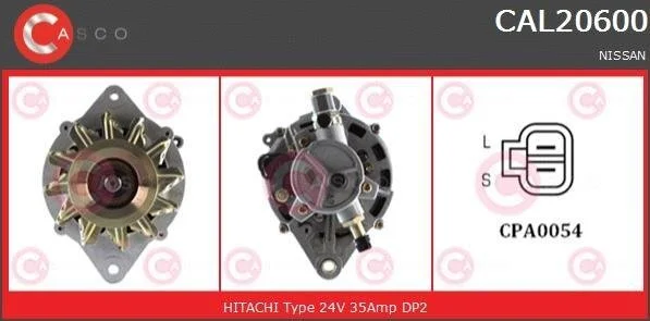 Генератор CASCO CAL20600AS (фото 1)