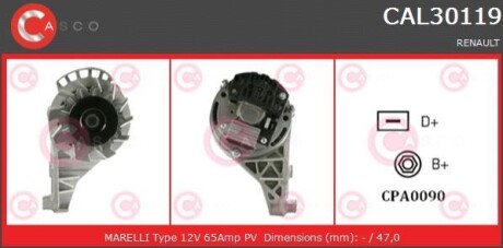 Генератор CASCO CAL30119AS