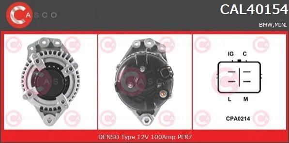 Генератор CASCO CAL40154AS (фото 1)