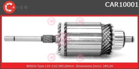 Якорь, стартер CASCO CAR10001AS