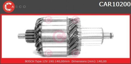 Якорь, стартер CASCO CAR10200AS