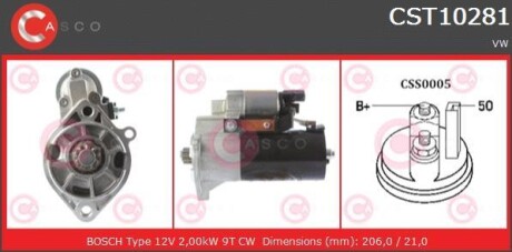 Стартер CASCO CST10281AS