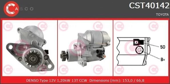 Стартер CASCO CST40142AS (фото 1)