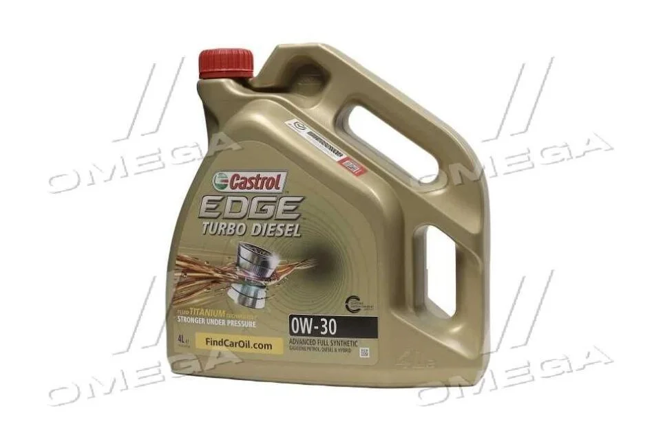 Моторна олива EDGE TURBO DIESEL 0W-30 4 л CASTROL 157E5C (фото 1)