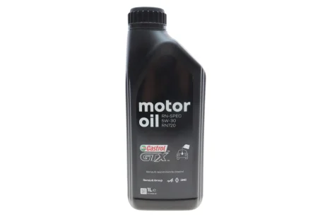 Олива 5W30 GTX RN-SPEC RN 720 (1L) (RN0720) CASTROL 7711943685