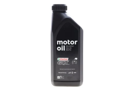 Олива 5W40 Motorenol GTX RN-SPEC (1L) (RN710) CASTROL 7711943689
