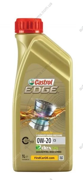 Олива для двигуна CASTROL EDGE 0W20 C5 1L (фото 1)