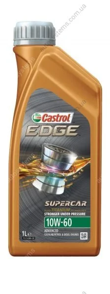 Олива для двигуна CASTROL EDGE 10W60 SUPERCAR 1L (фото 1)