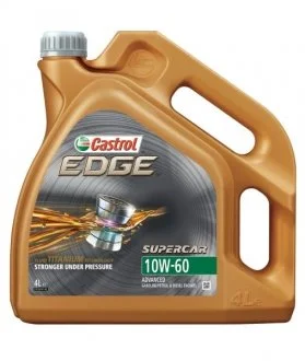 Масло для двигателя CASTROL EDGE 10W60 SUPERCAR 4L