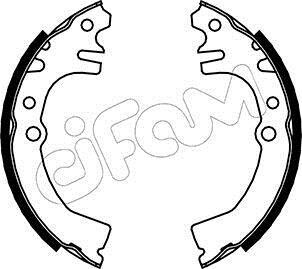 Колодки тормозные барабанные, комплект CIFAM 153-038