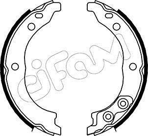 Колодки тормозные стояночного тормоза CIFAM 153-089