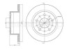 Тормозной диск задний невентилируемый CIFAM 800-911C (фото 1)