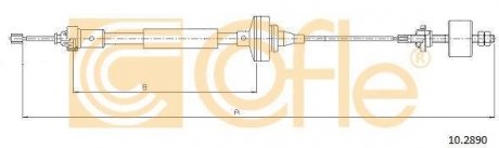 Трос зчеплення Dacia Logan 1.4/1.6 COFLE 102890