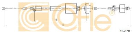 Трос сцепления COFLE 10.2891