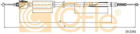 Трос ручника COFLE 10.5241