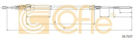 Трос ручника COFLE 10.7137